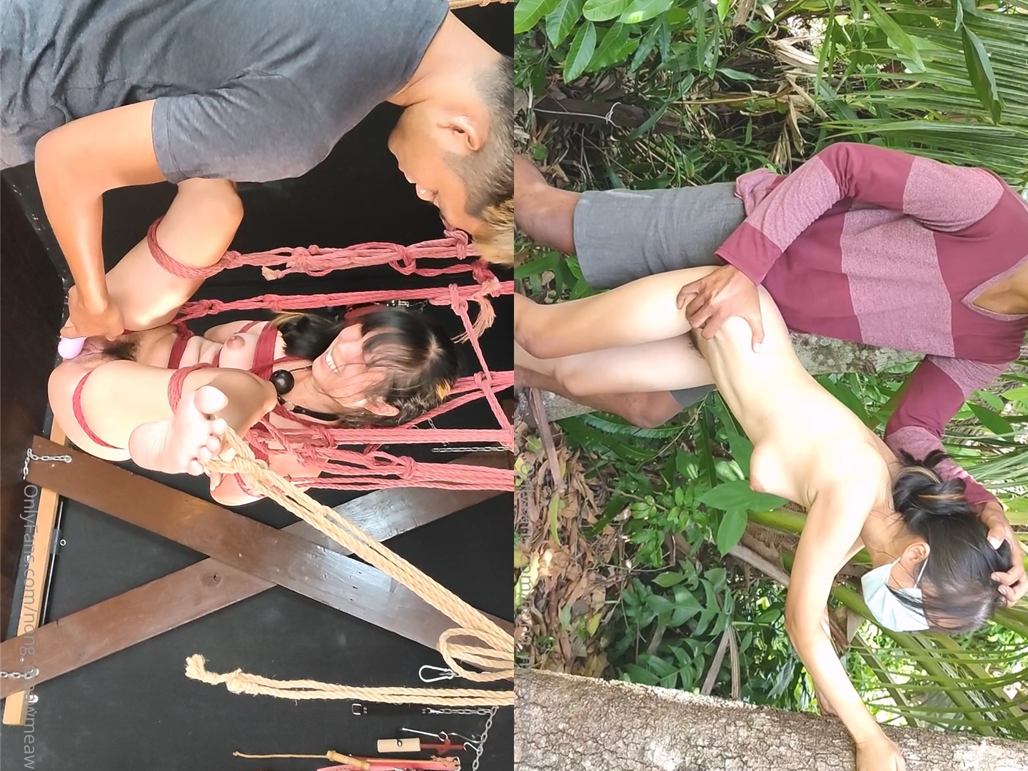 暹羅圈養母狗｜Nong_Meawmeaw｜束縛捆綁虐玩調教啪啪合輯 Ⅱ 39V